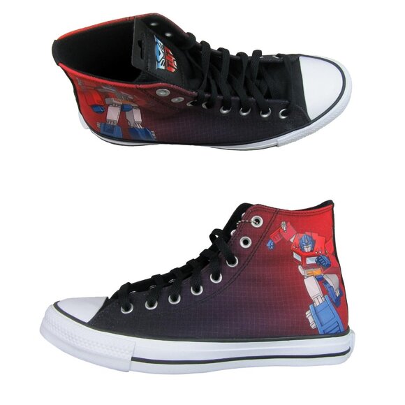 Converse Chuck Taylor HI Transformers Autobots Men's Size 9 Sneakers NEW - Picture 1 of 16